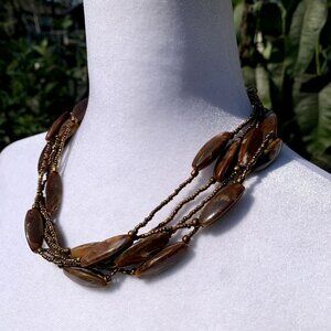 5 Strand Beaded Necklace